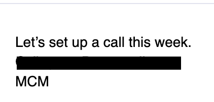 Email reply